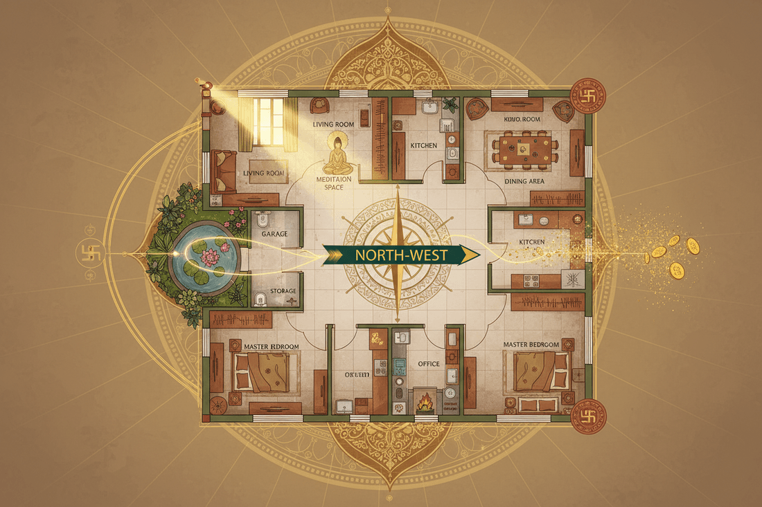 NORTHWEST Vastu Diagram